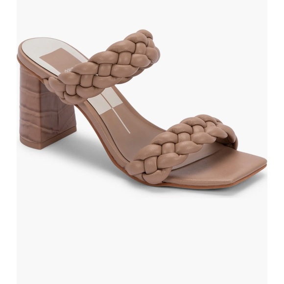 🧨Last chance🧨NWOT NWOB Dolce Vita Paily Braided Sandal - Cafe (brown) - Size 7 - Picture 1 of 10